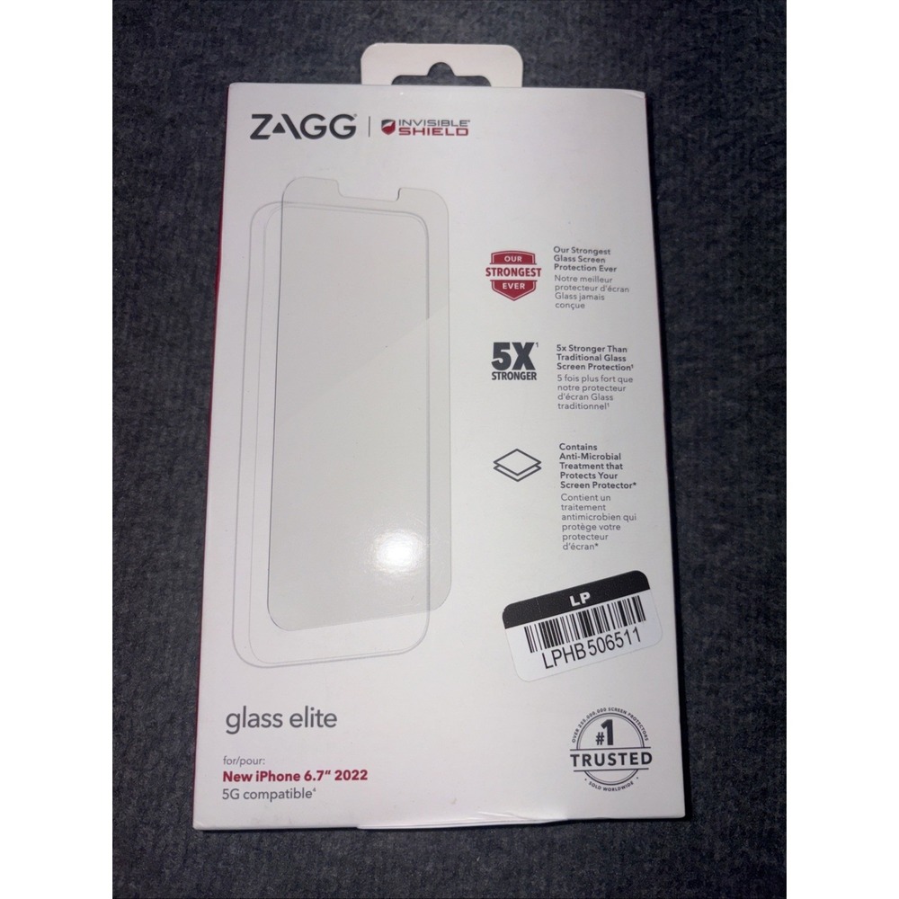 ZAGG‎ iPhone 14 Plus InvisibleShield Glass Elite Screen Protector